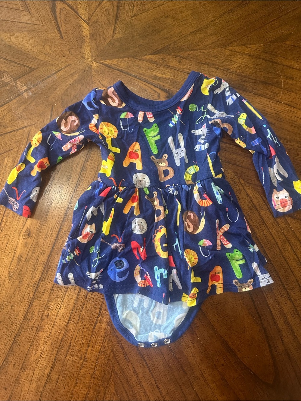 Little Sleepies Alphabet Friends Dress size 0-3 months